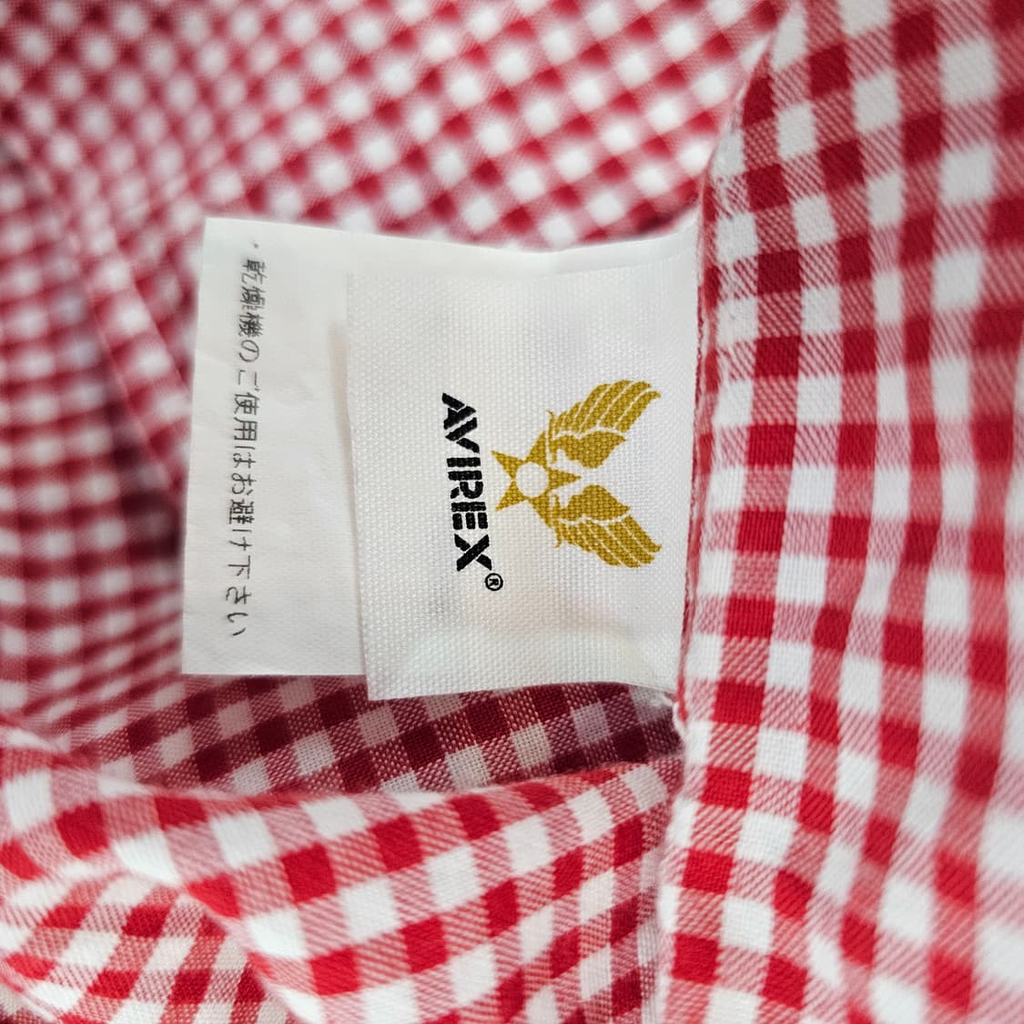 Avirex  레드 체크셔츠 상품이미지9