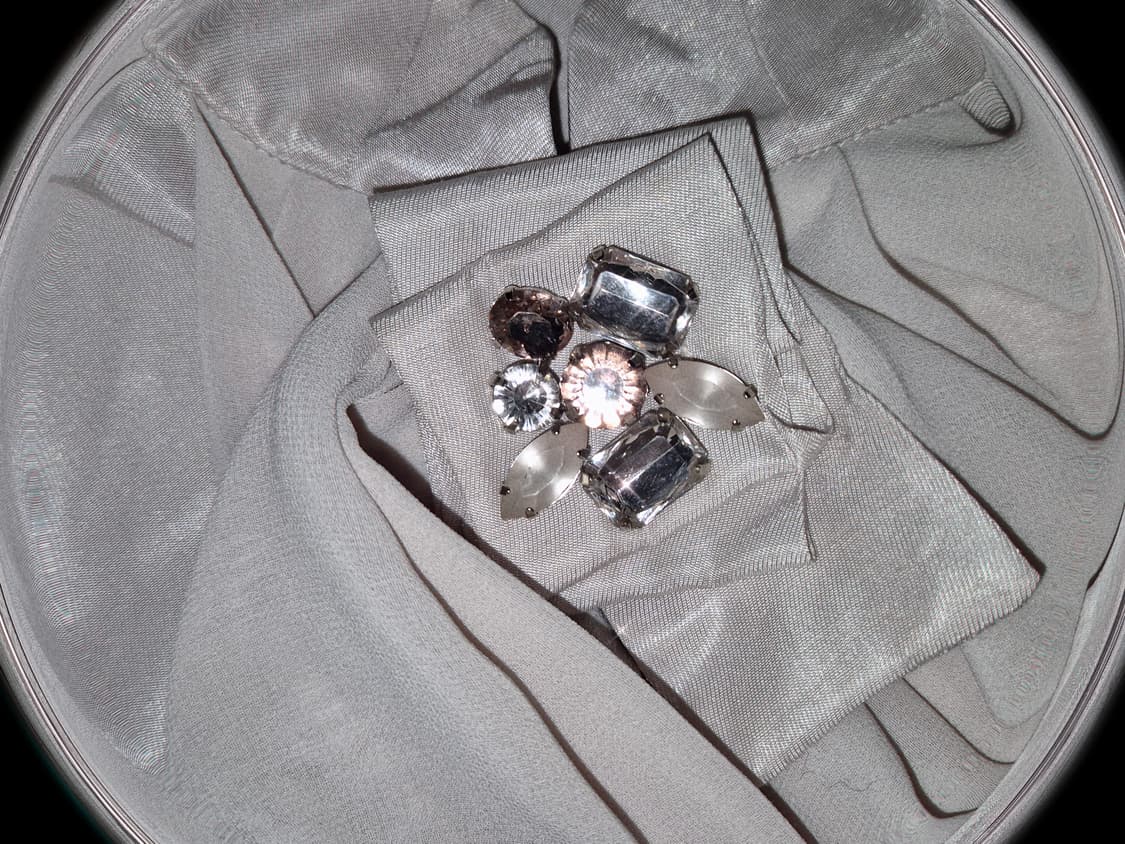 Vintage Ash Silky jewell blouse top 상품이미지2