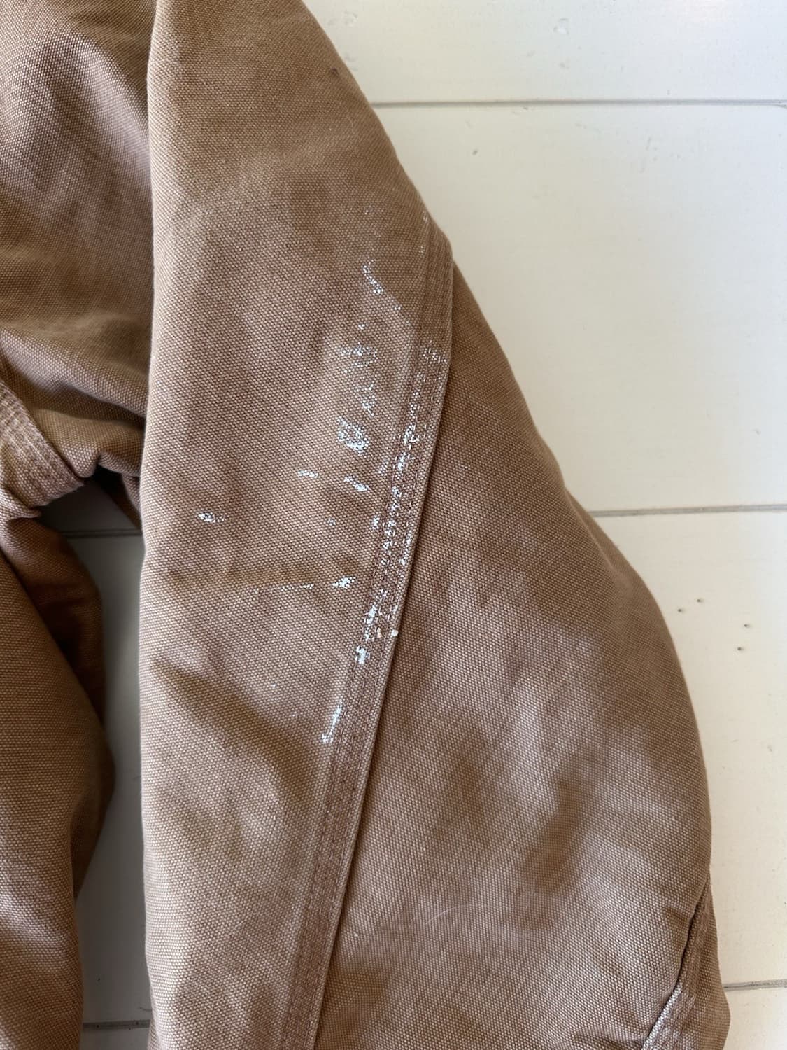 칼하트 J01 디트로이트 커스텀 자켓 브라운 상품이미지4