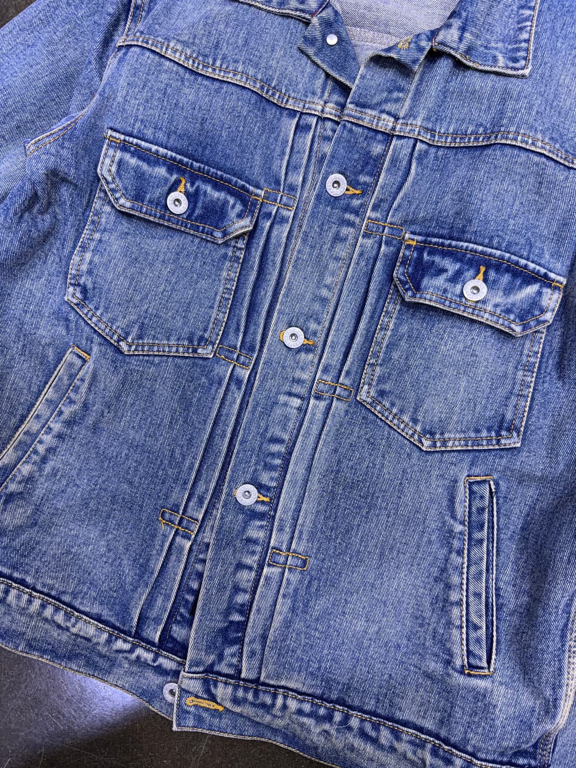 유니폼브릿지 2세대 2nd 데님자켓 라이트 인디고 L 상품이미지4