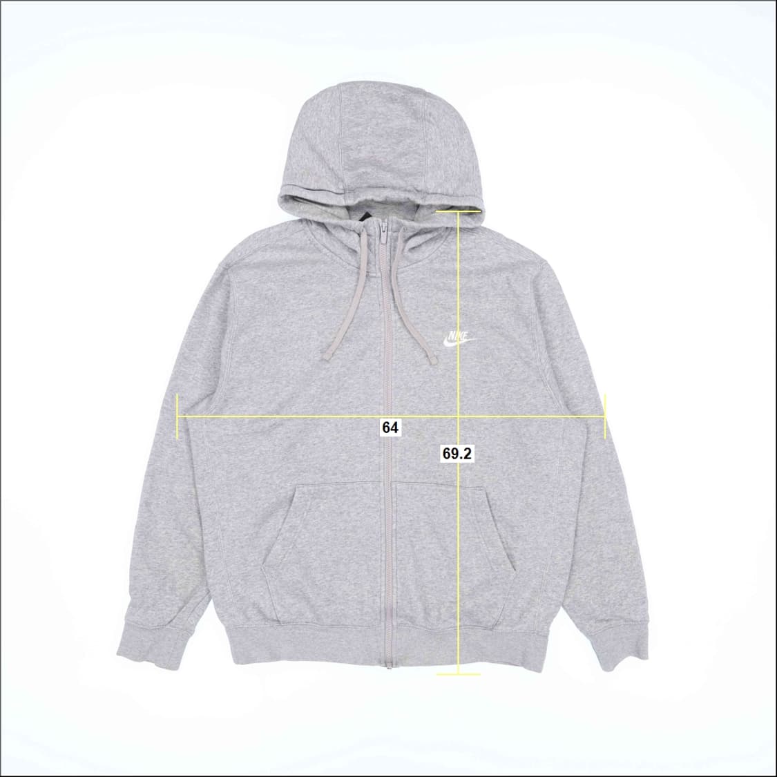 [105] 나이키 그레이 솔로스우시 후드 집업 자켓 N7061 상품이미지6