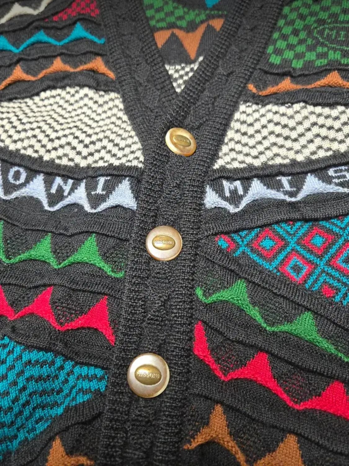 MISSONI (미쏘니) 순수 메리노 울 100% 빈티지 가디건 (S)
 상품이미지5