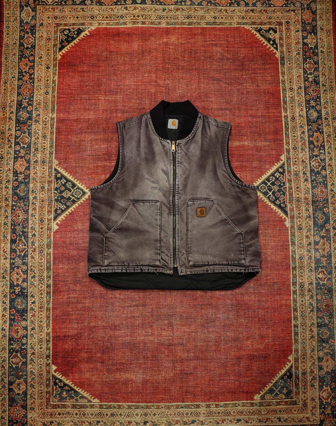 빈티지 칼하트 페이딩 워크 베스트 판매 상품이미지1