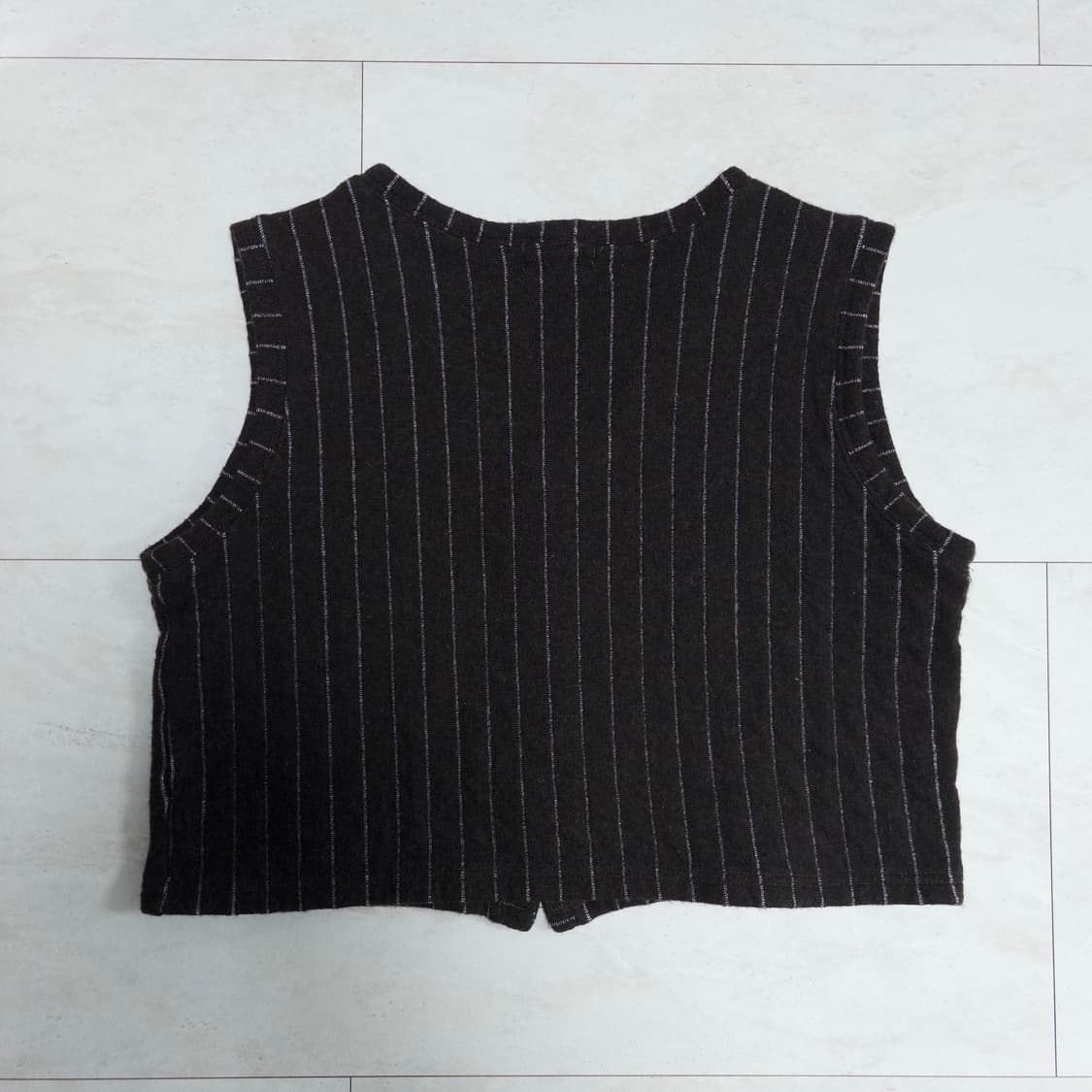 스트라이프 니트 베스트 상품이미지2