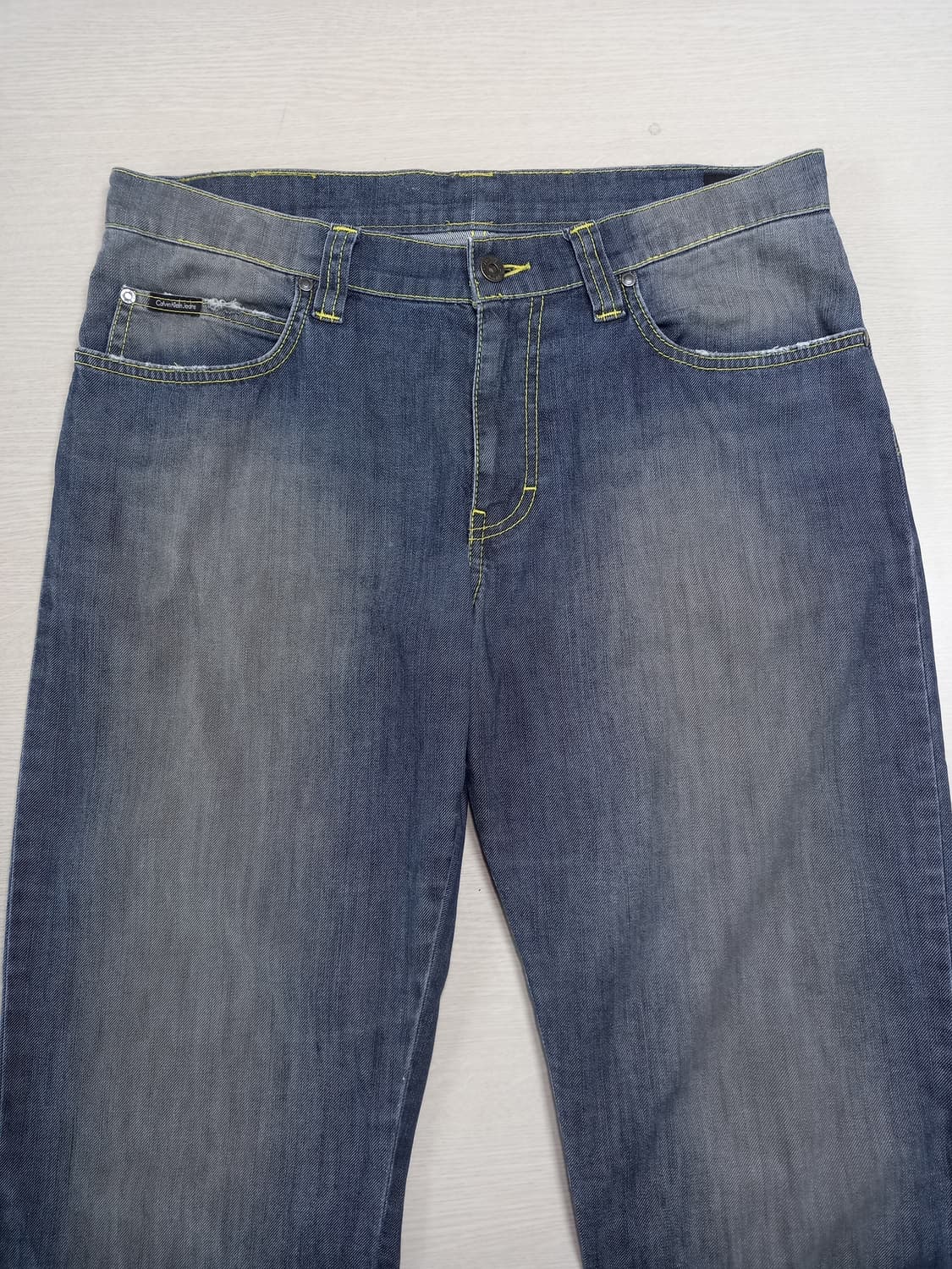 34 CALVIN KLEIN 봄여름용 데미지워싱 스판 일자진 34-596 상품이미지3