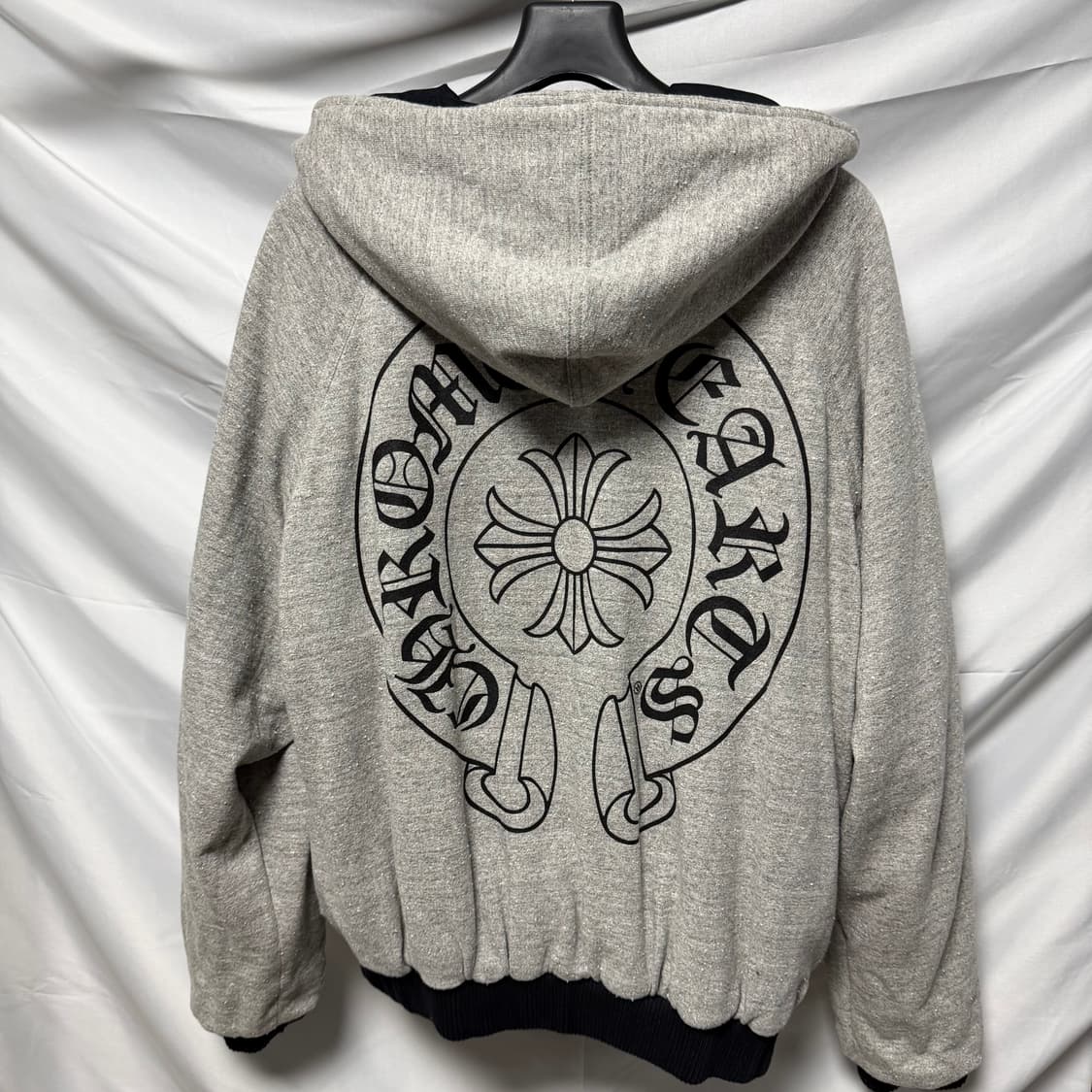 [S+급/L] 크롬하츠 GED 리버서블 후드 블루종 봄버자켓 상품이미지8