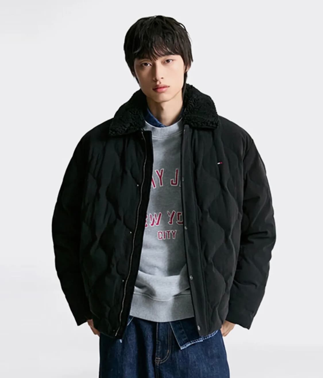 25FW 타미진스 쉐르파 코듀로이 퀼팅다운 XXL 상품이미지1