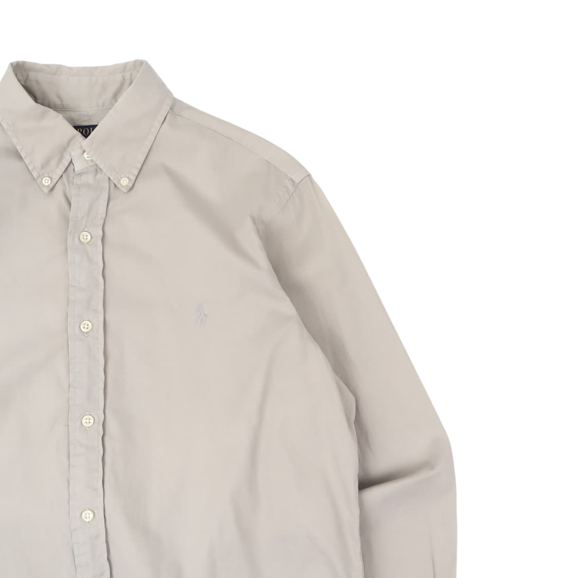 폴로 랄프로렌 라이트그레이 옥스포드 트윌 셔츠 상품이미지3