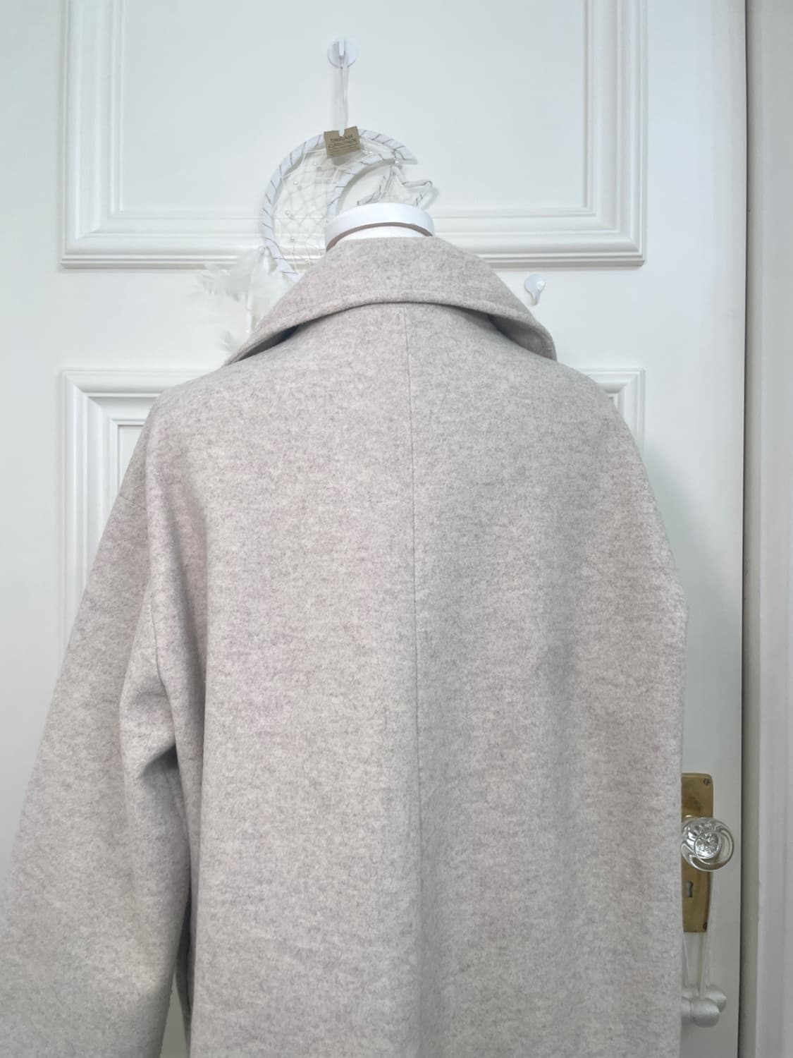 oatmeal melange loose short coat(size-M) 상품이미지4