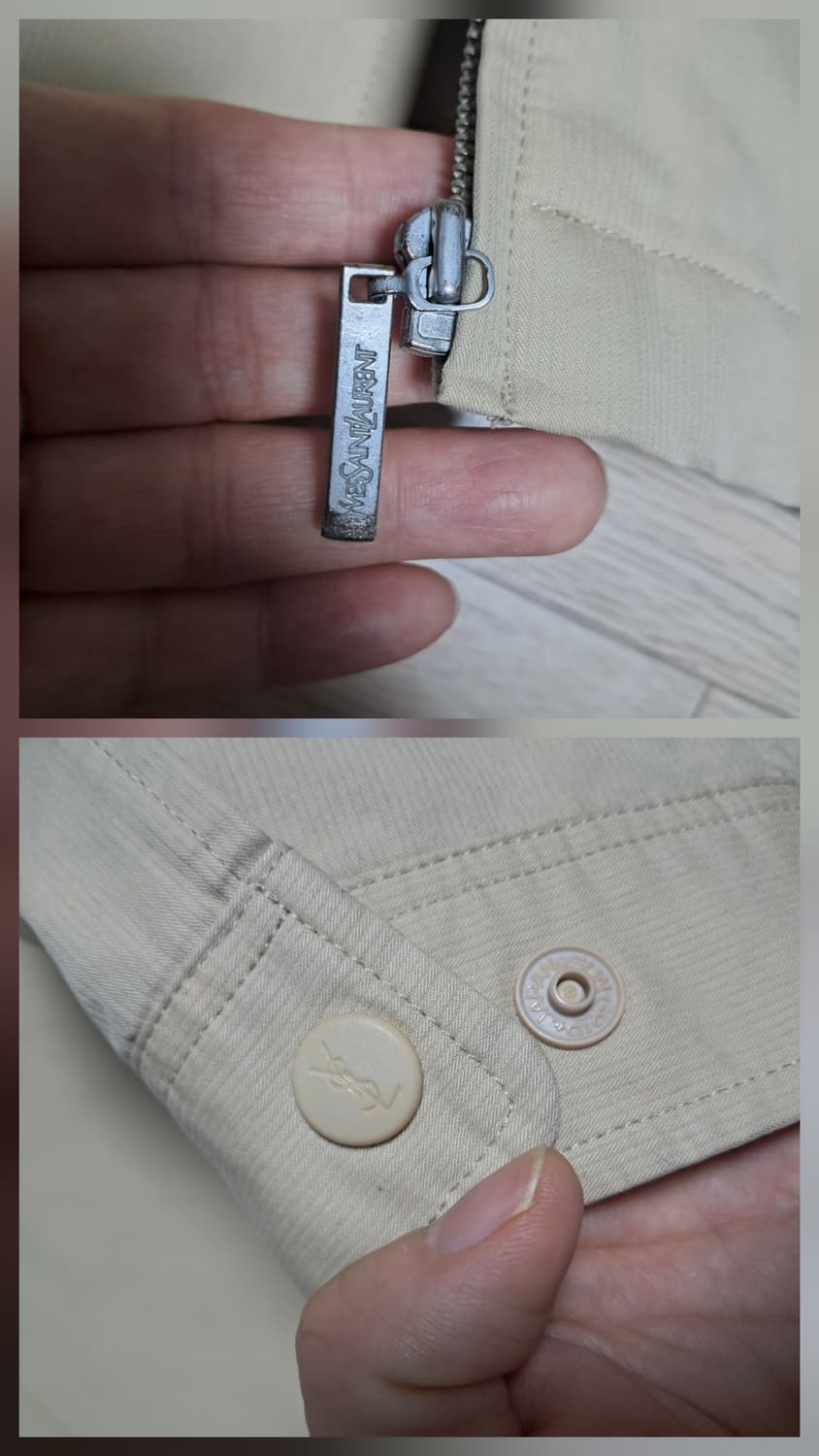 입생로랑 남성 빈티지 블루종 봄버 자켓 95 상품이미지9