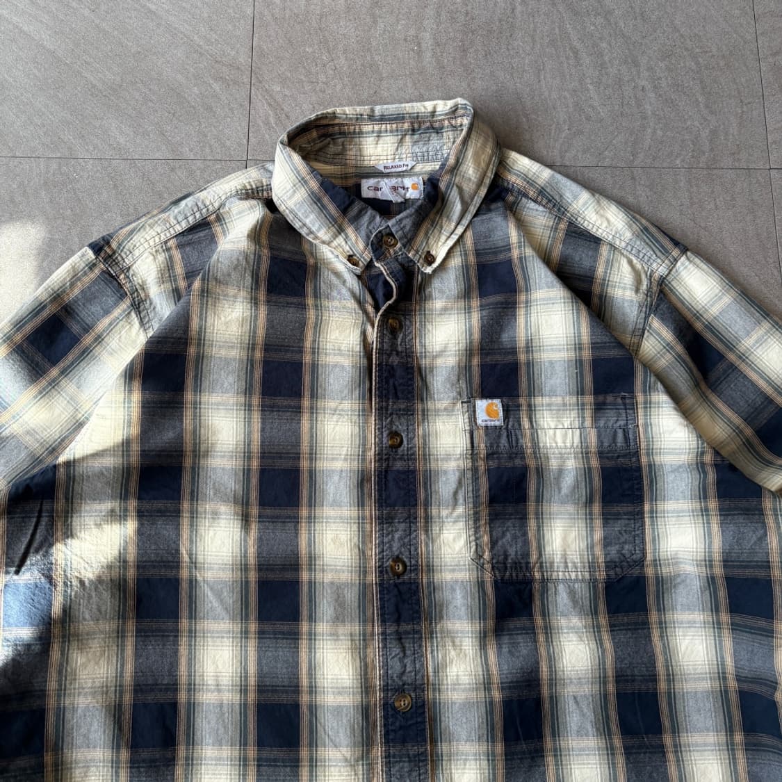 칼하트 오리지널 체크 긴팔 셔츠 상품이미지3