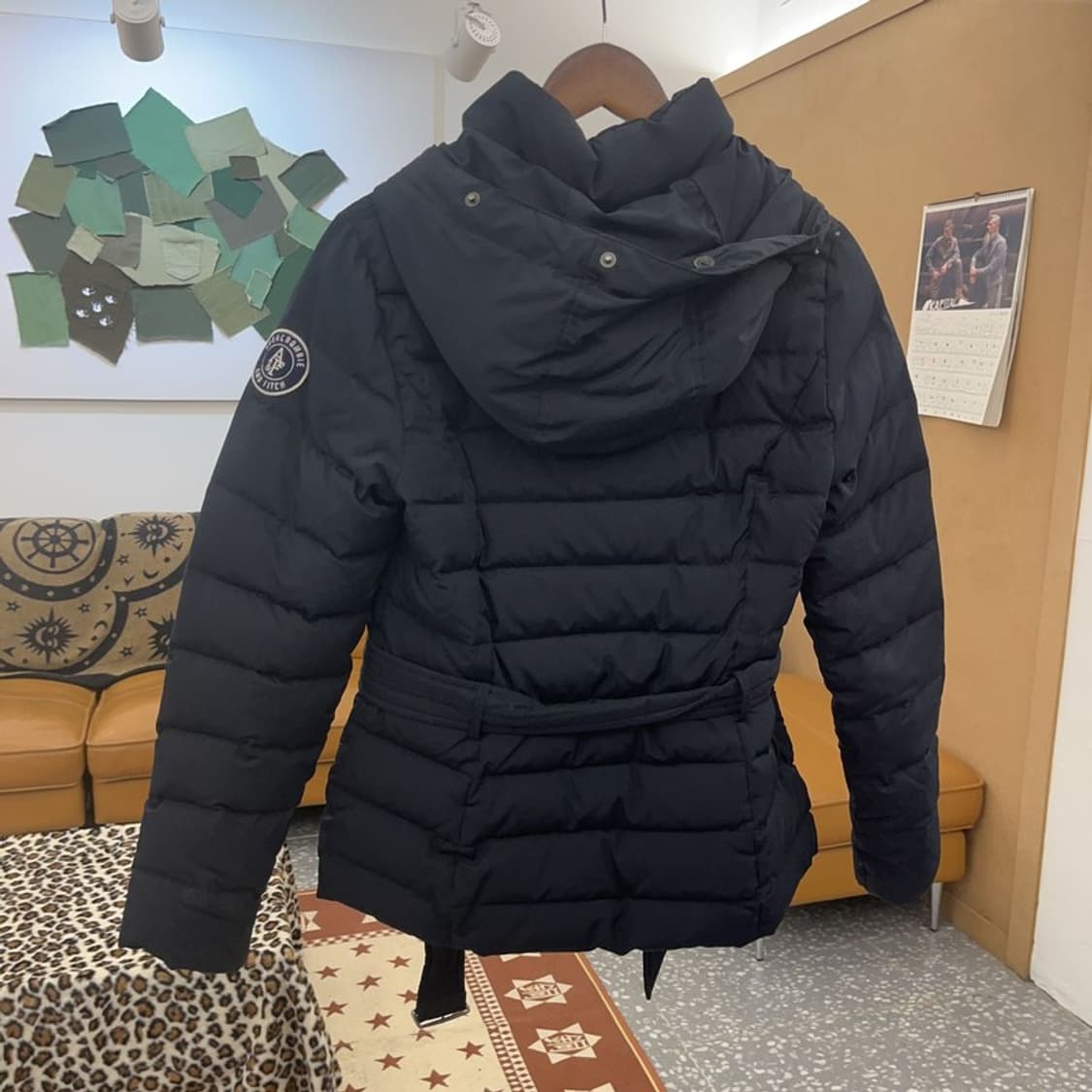 아베크롬비 올드스쿨 빈티지 여리 슬림핏 벨티드 패딩 M C08898 상품이미지4