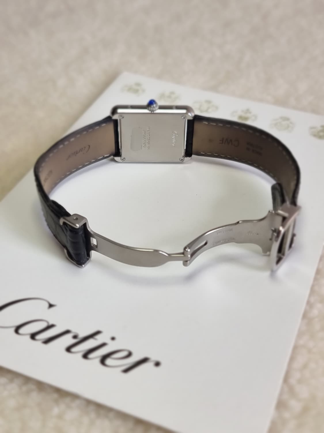 까르띠에 탱크솔로 스틸 SM 시계 (남녀공용) 2017년식 상품이미지6