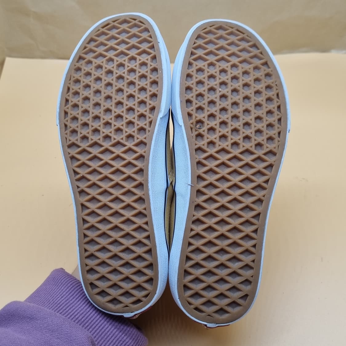 반스 어센틱 파스텔 옐로우 스니커즈230 상품이미지3