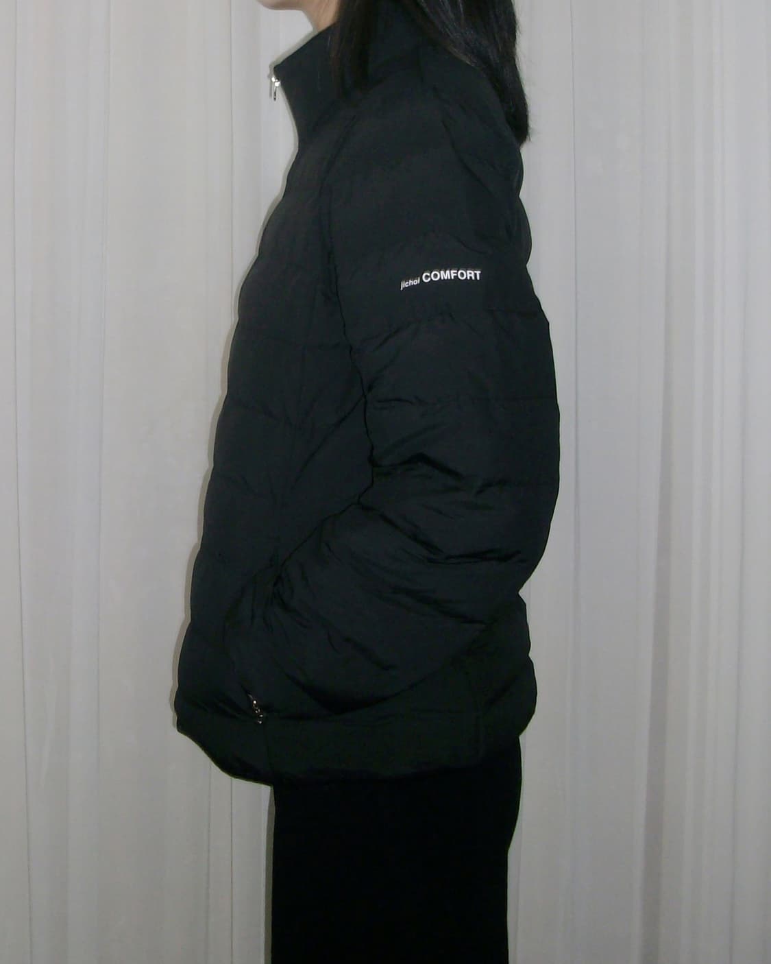 지초이 컴포트 패딩 25-004 블랙 2 상품이미지5