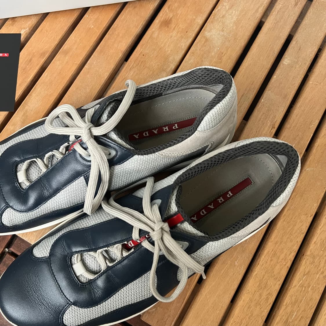 Prada 프라다 남성 아메리카 컵 오리지널 스니커즈 상품이미지5