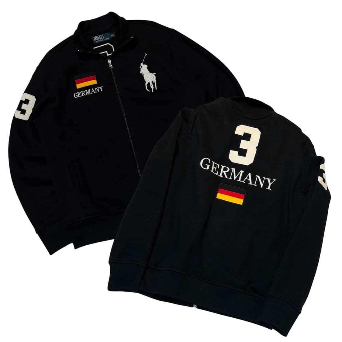 폴로 랄프로렌 빅포니 치프키프 독일 집업 져지 블랙 상품이미지1