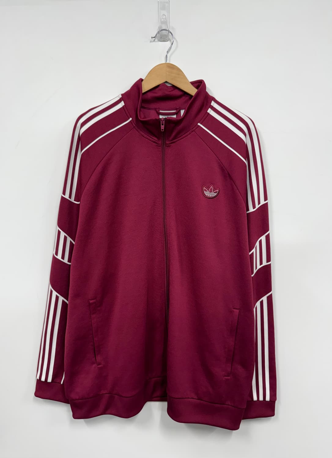 Adidas Burgundy Full Zip Jersey 상품이미지2