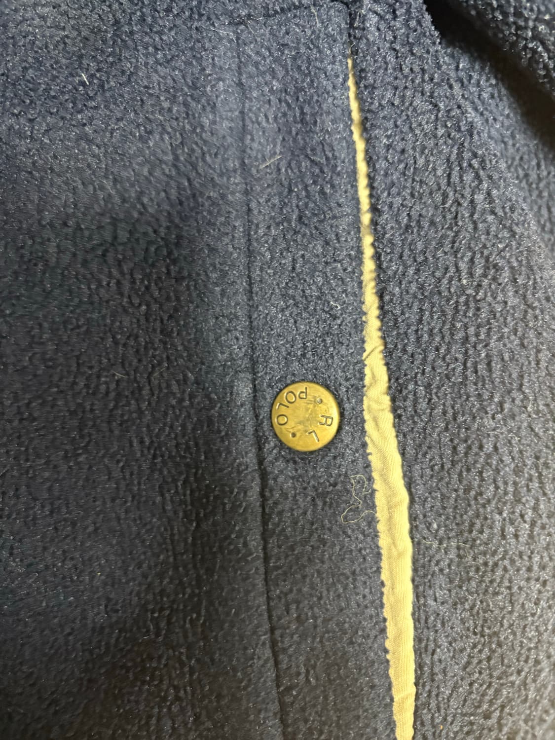 폴로 플리스 집업 자켓 네이비 라지 상품이미지4