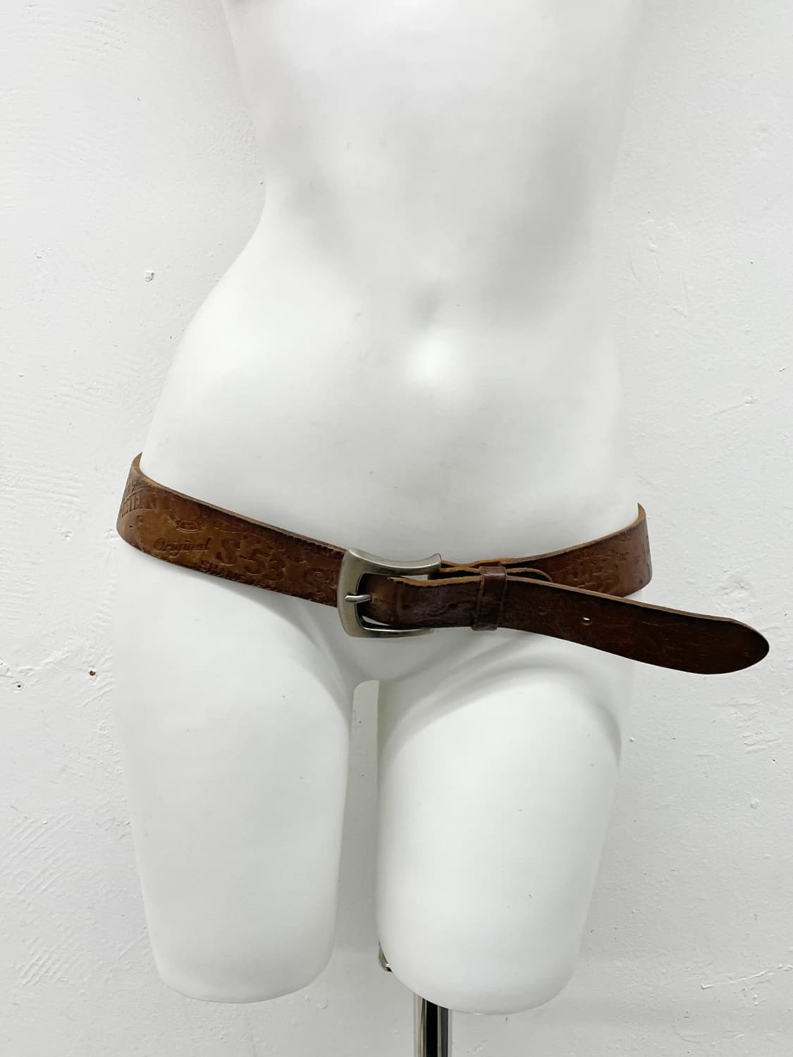 리얼레더 패턴 버클 벨트 상품이미지2