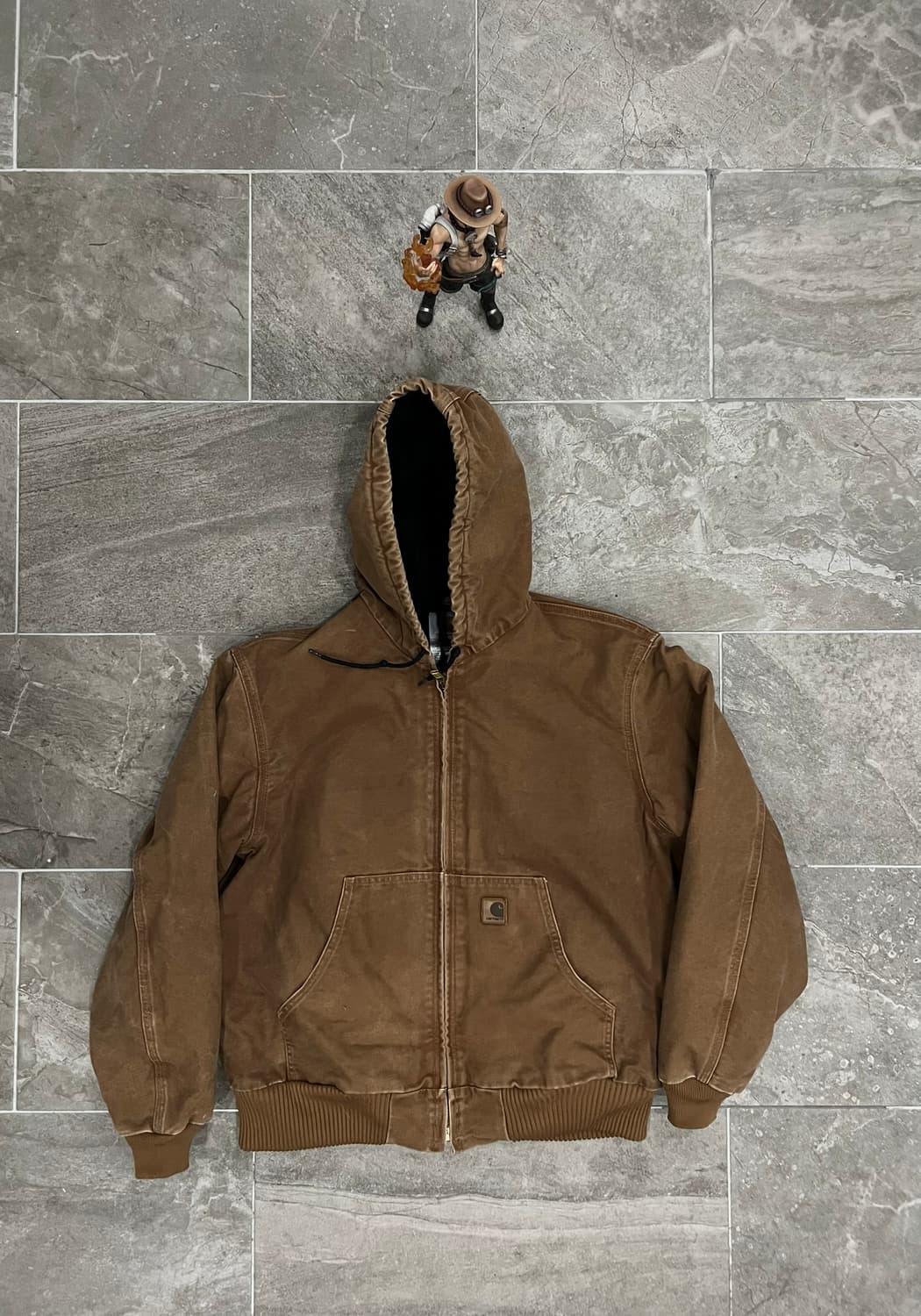 (L)칼하트 덕 액티브 후드자켓 J130 BRN 칼하트브라운 상품이미지1