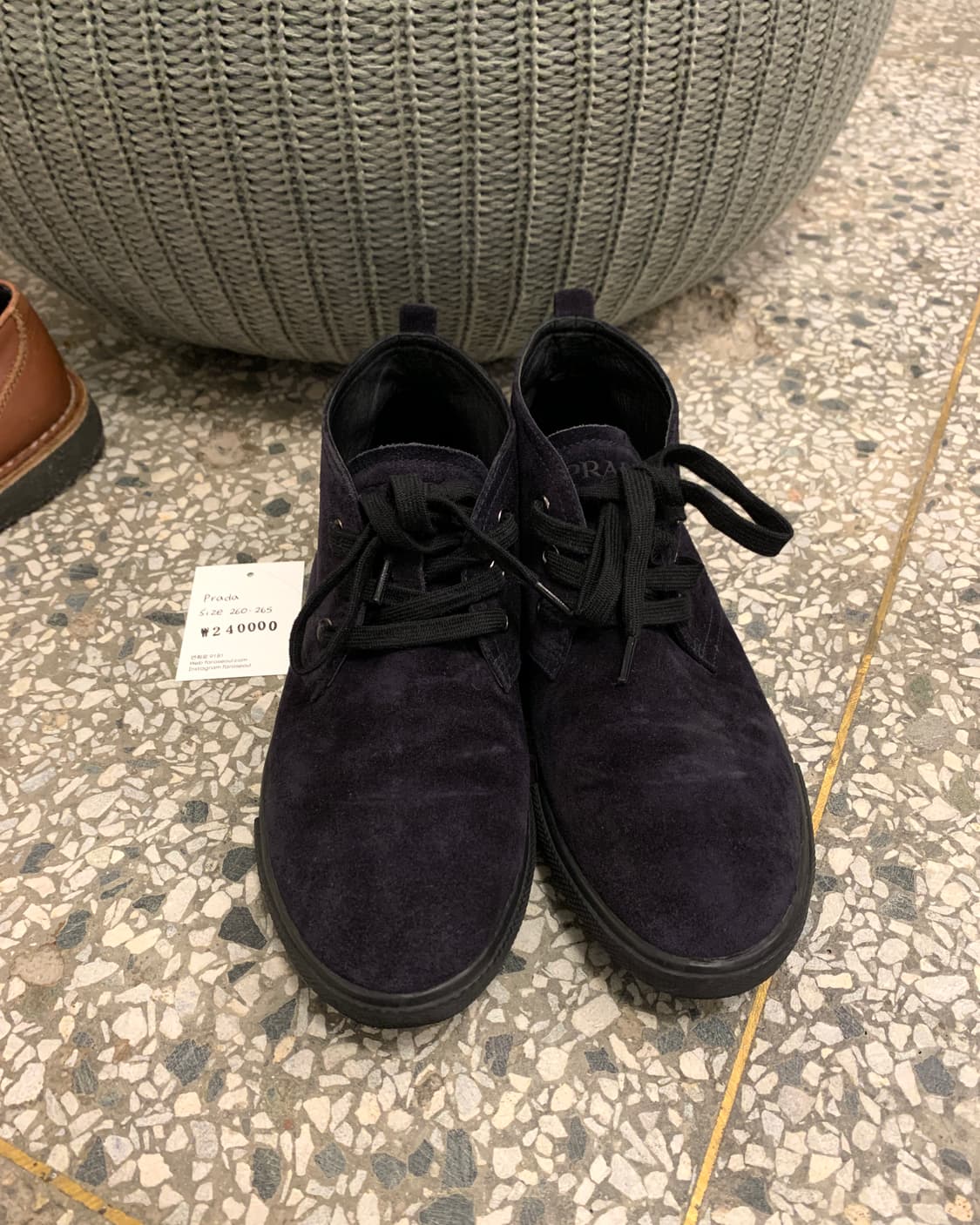 프라다 스포츠 스웨이드 스니커즈 상품이미지2