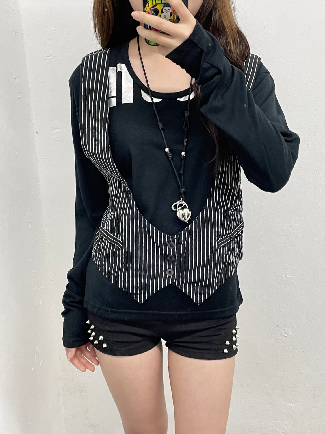 긱시크 레이어드 베스트 탑 상품이미지4