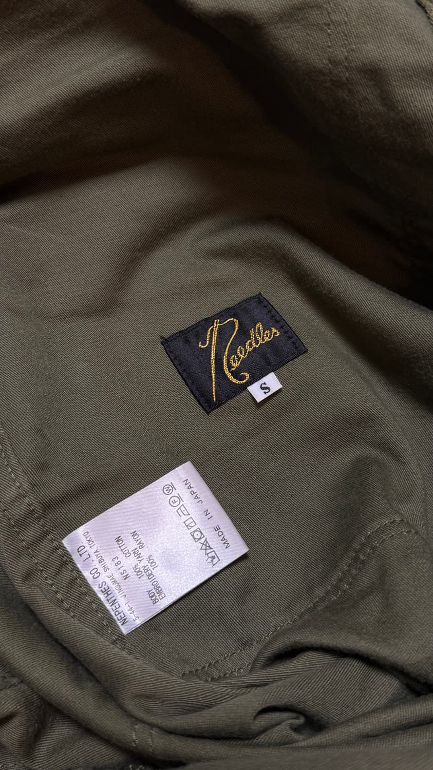 니들스 스트링 퍼티그 팬츠 올리브 S 상품이미지4