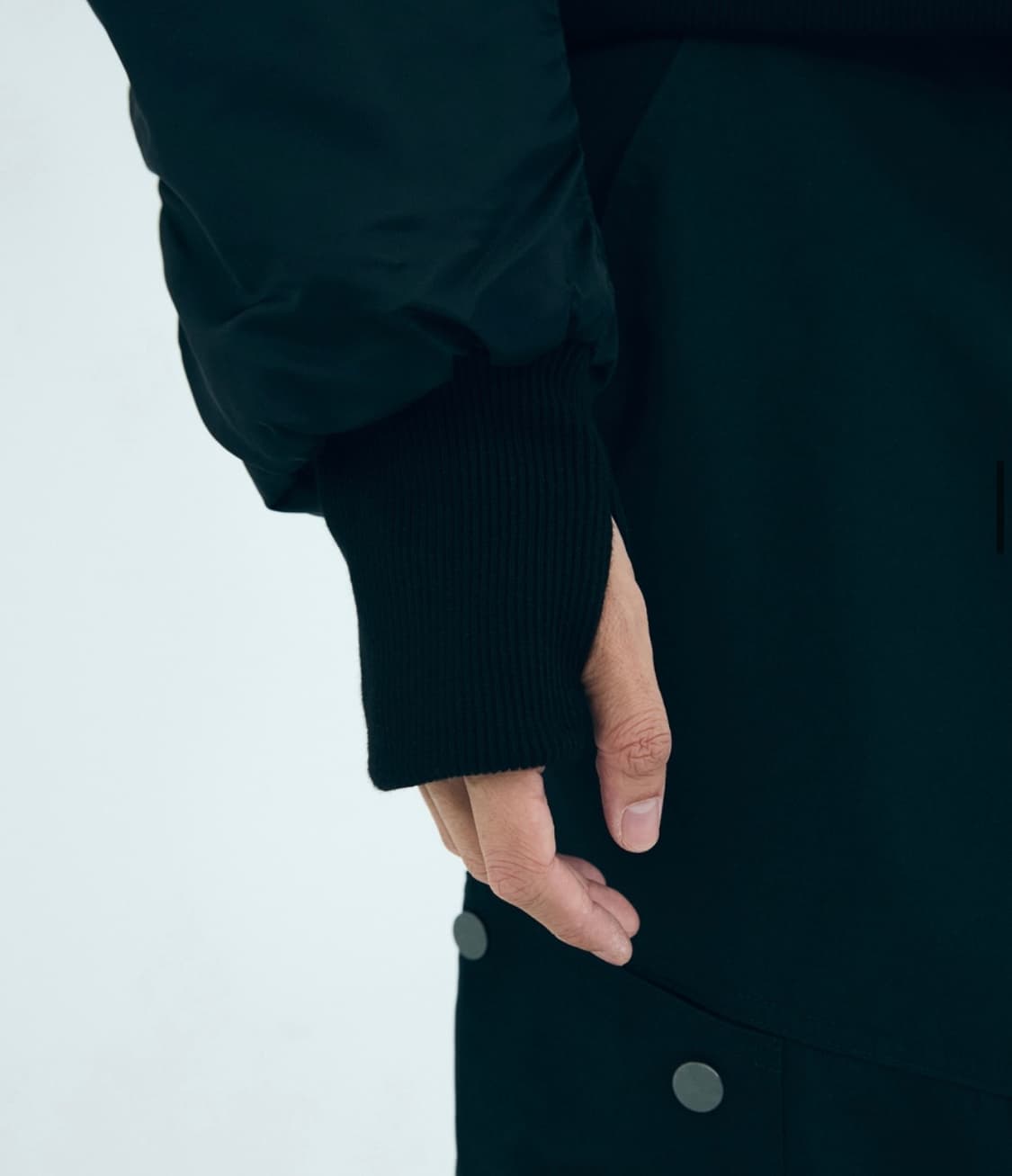 뎁스 후디 ma-1 블랙 상품이미지4