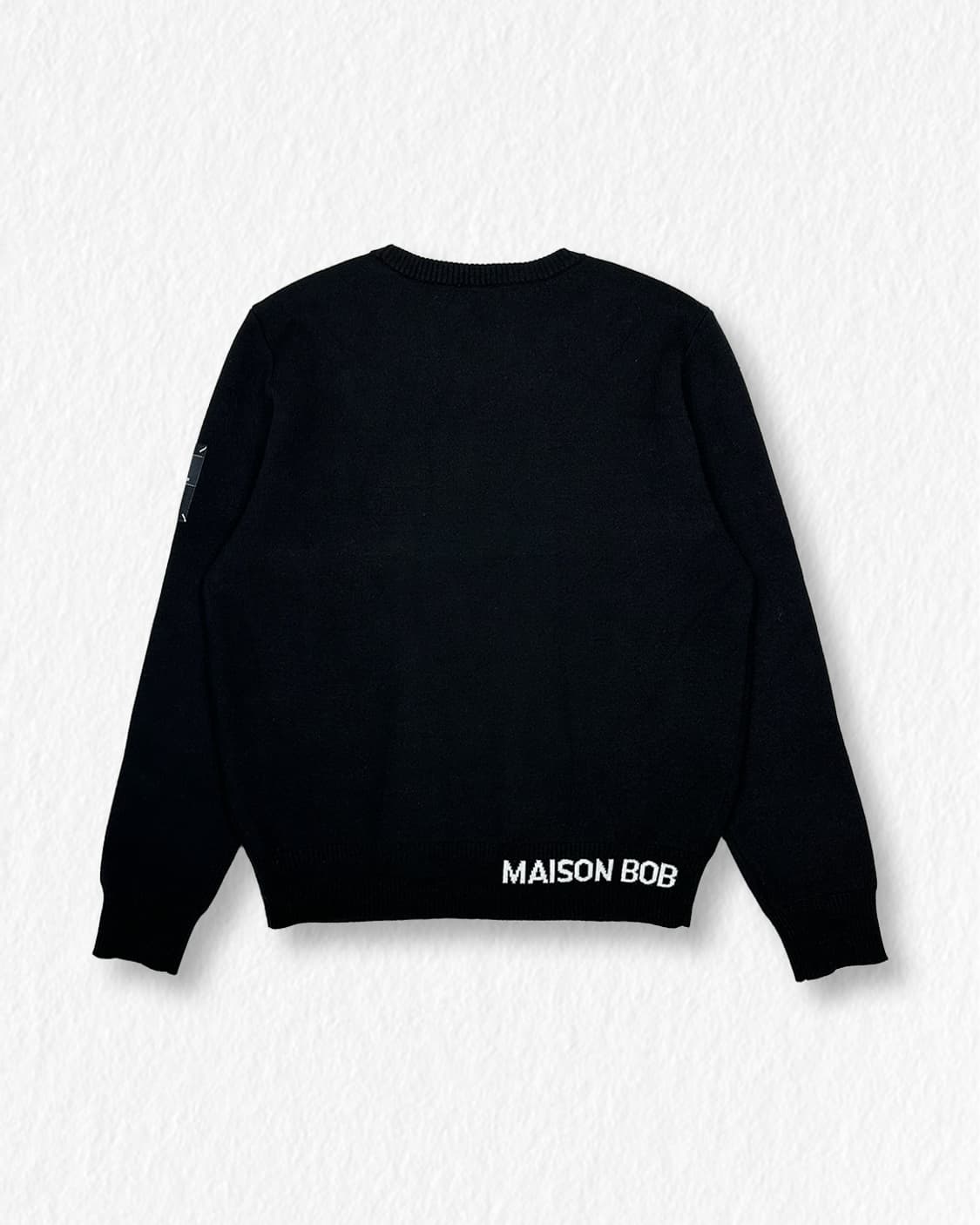 메종밥 니트 블랙 상품이미지2