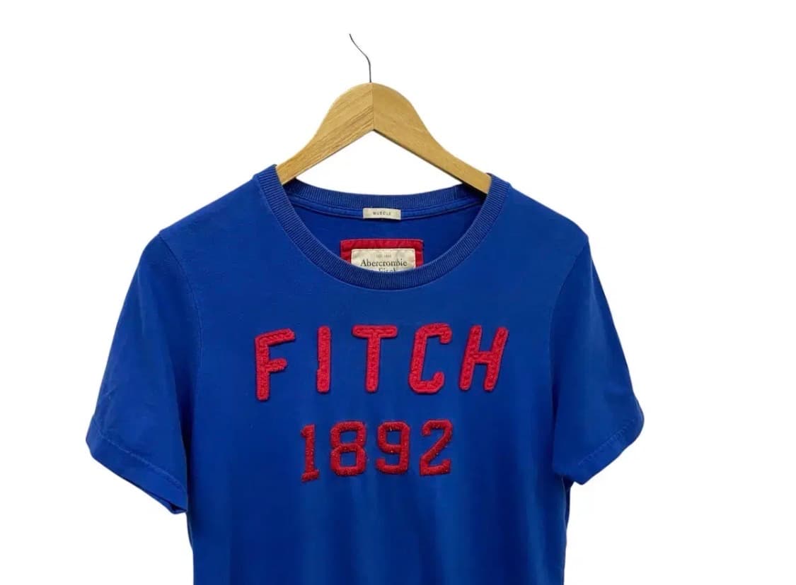 아베크롬비 A&F 1892 아플리케 로고 티셔츠 L 상품이미지2