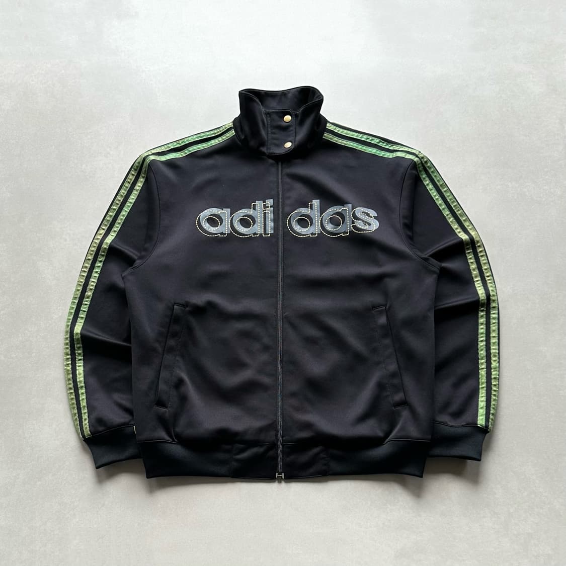 [L]아디다스 y2k 그린 블랙 트랙탑 져지 상품이미지1