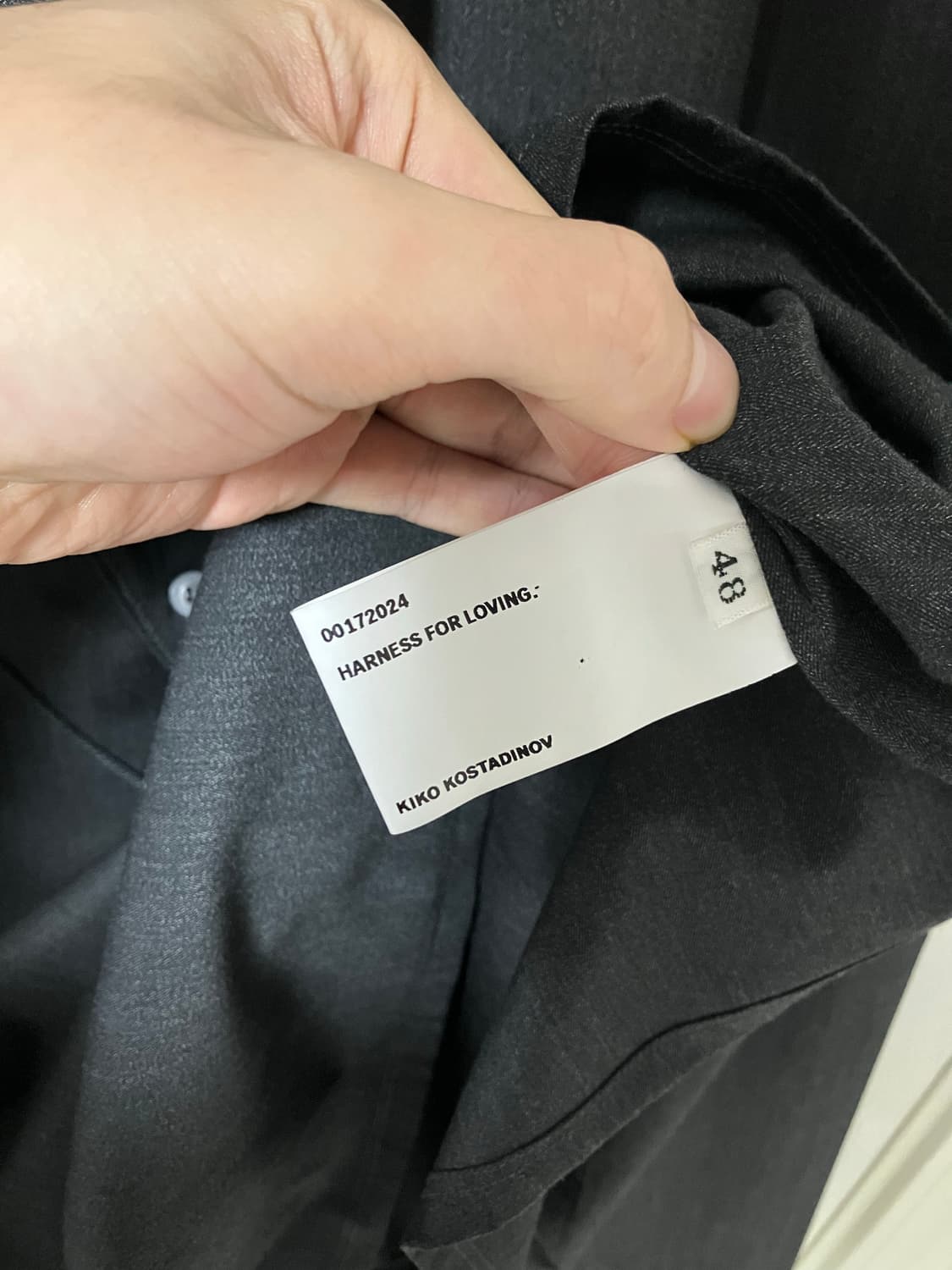 [48]키코코스타디노브 자로카 셔츠 챠콜 상품이미지4