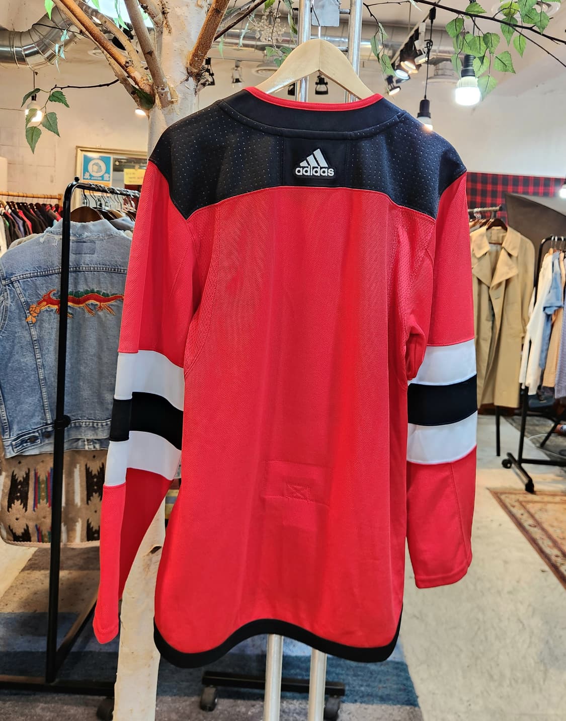 뉴저지 데블스 NHL 파이트 스트랩 하키 져지 상품이미지6