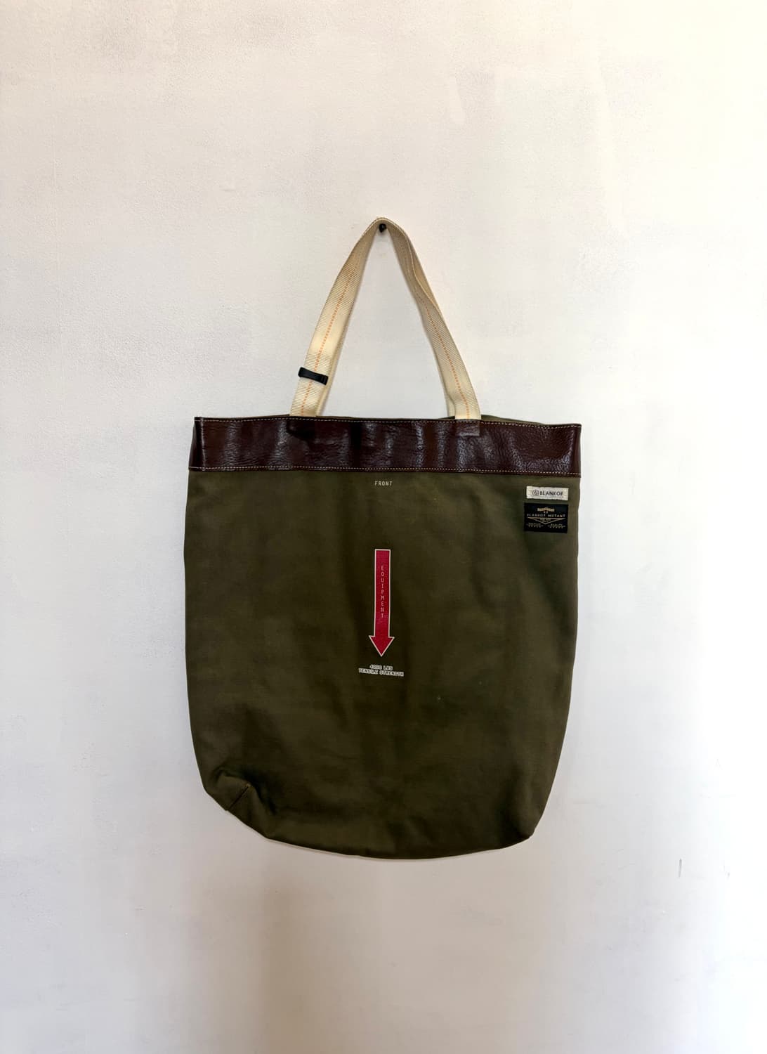 BLANKOF의 튼튼한 캔버스 토트백 상품이미지1