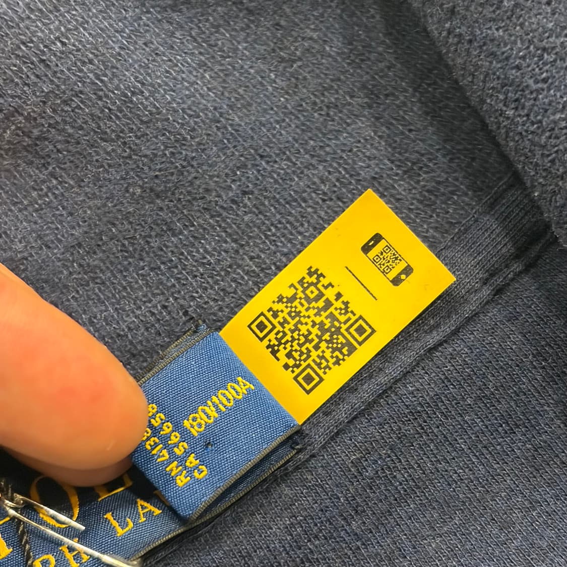 [L] 폴로 랄프로렌 신형 큐알 네이비 하프집업 맨투맨 B513 상품이미지5