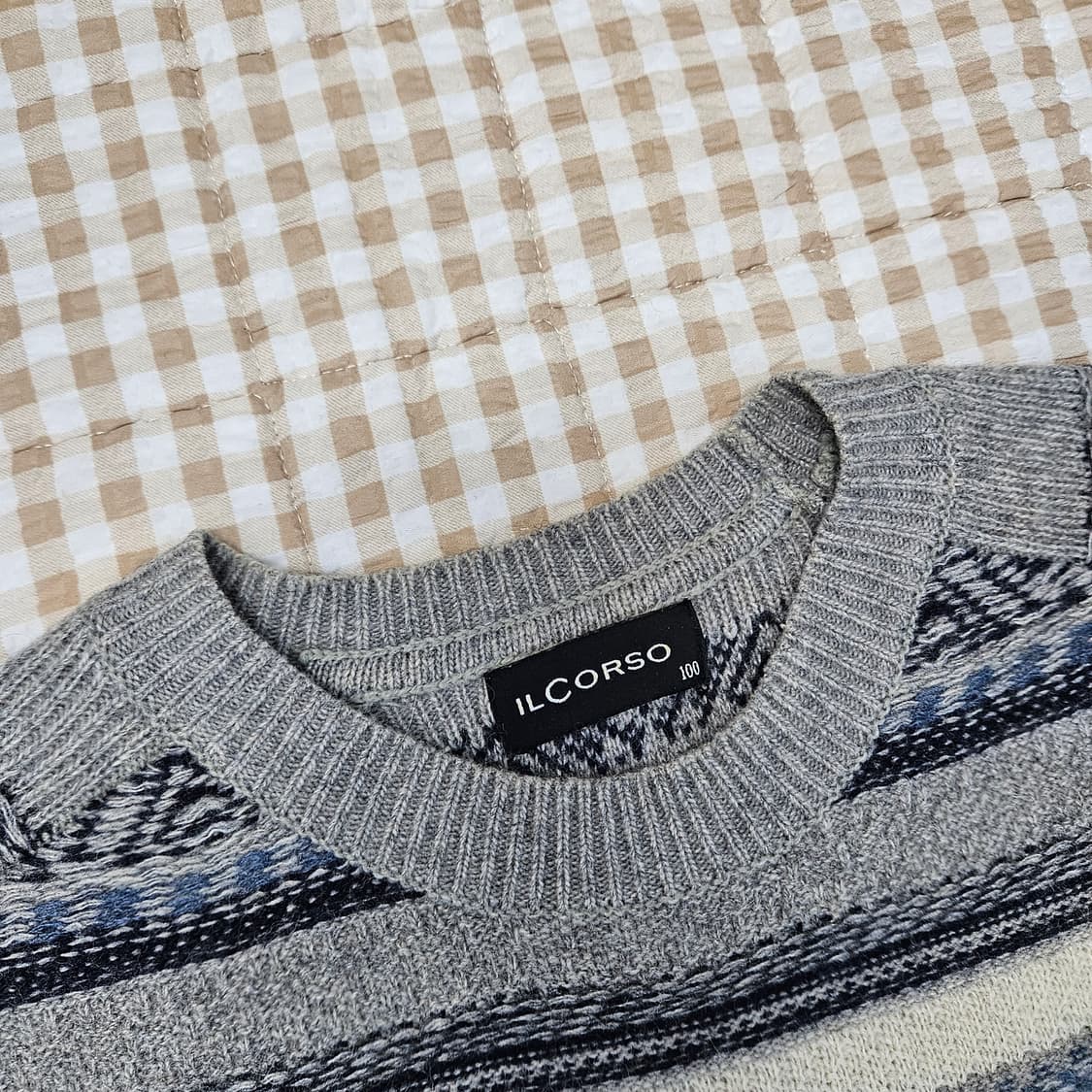일꼬르소 긴소매 니트 남자100 상품이미지2