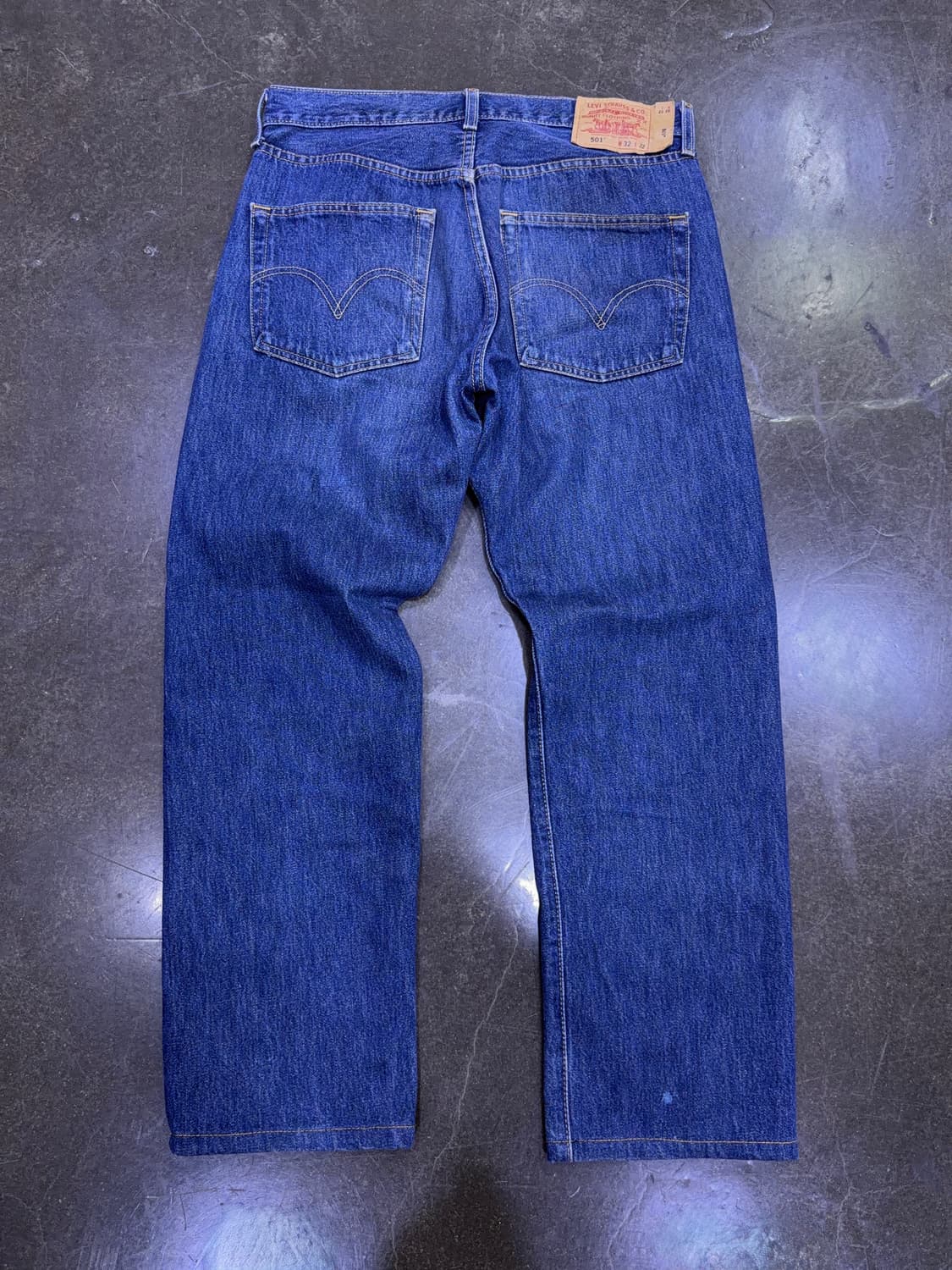 리바이스 501 00's 레귤러핏 지퍼 커스텀 데님팬츠 32 상품이미지2