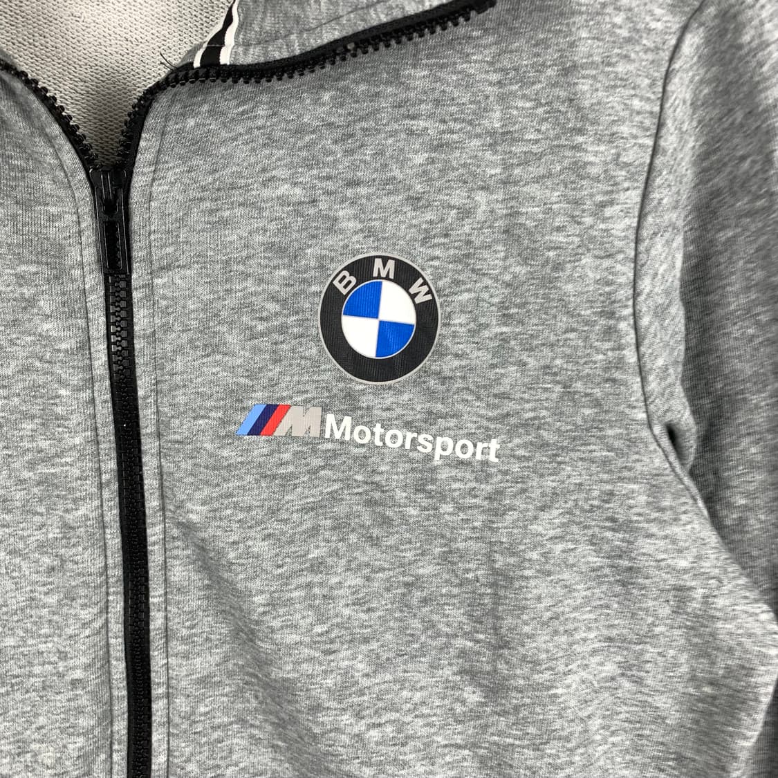 푸마 bmw 그레이 코튼 집업 상품이미지3