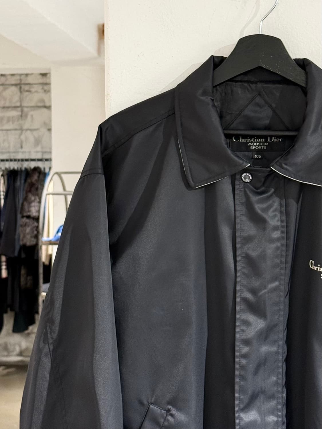 크리스찬 디올 몬슈어 스포츠 블랙 나일론 블루종 자켓 상품이미지2