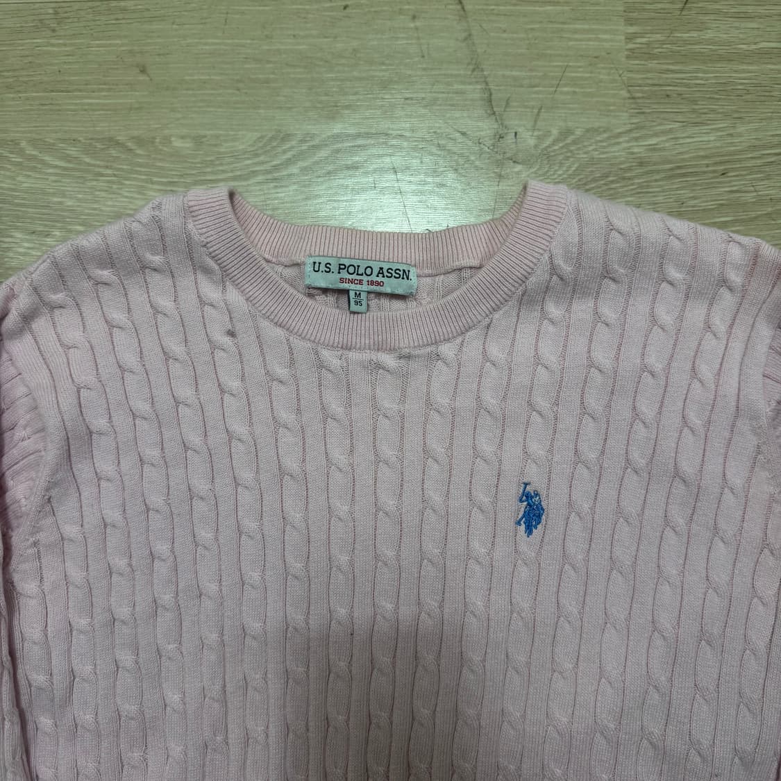 Us폴로 케이블 니트 상품이미지2