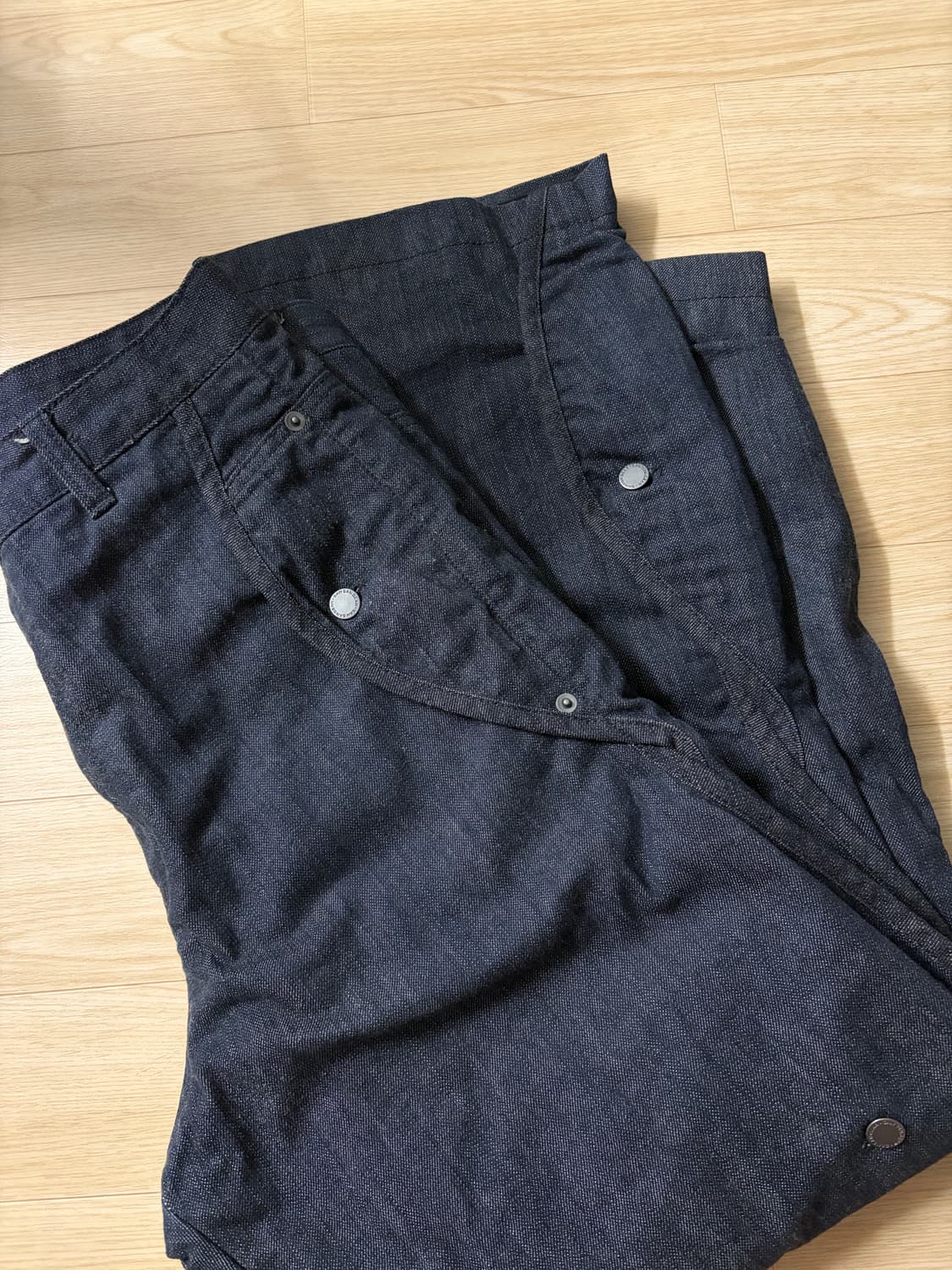 산산기어 데님 웨이브 팬츠 다크 인디고 상품이미지2