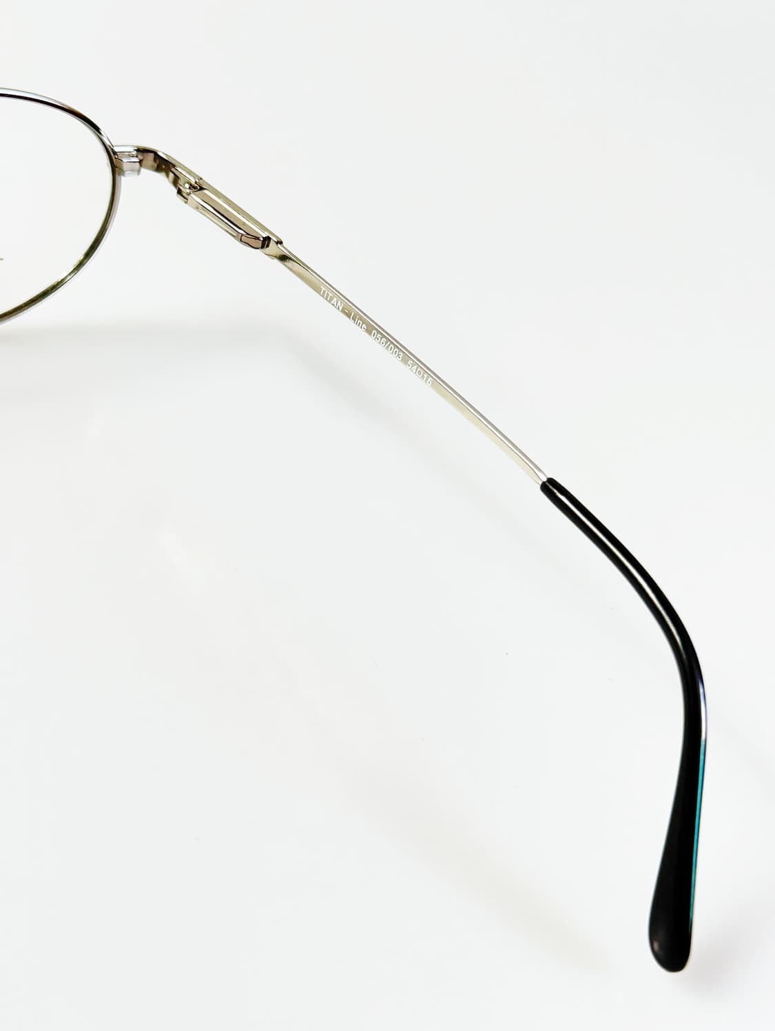 90s 독일제 TITAN LINE 티타늄 실버 오벌 메탈 빈티지 안경 상품이미지6