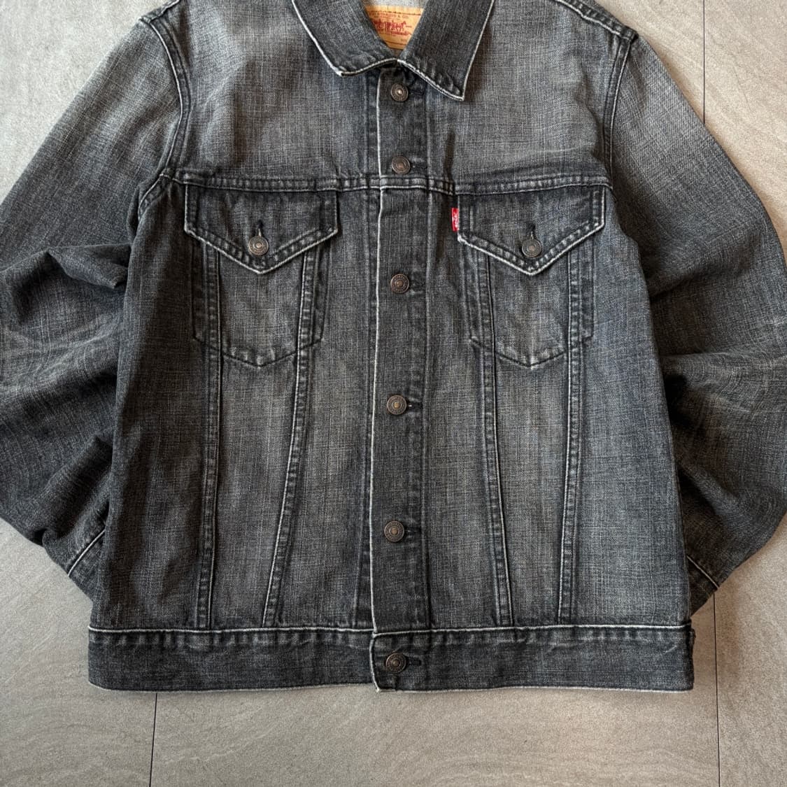 리바이스 흑청 데님 자켓 상품이미지3