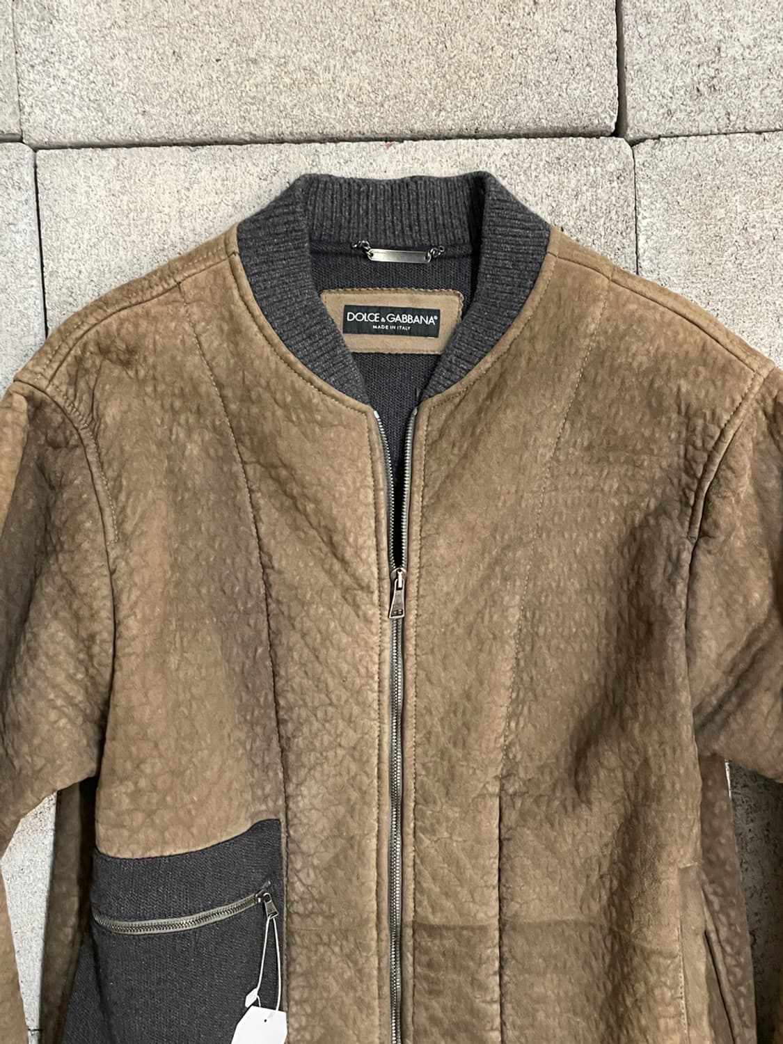 돌체앤가바나 스웨이드 봄버 자켓 상품이미지2