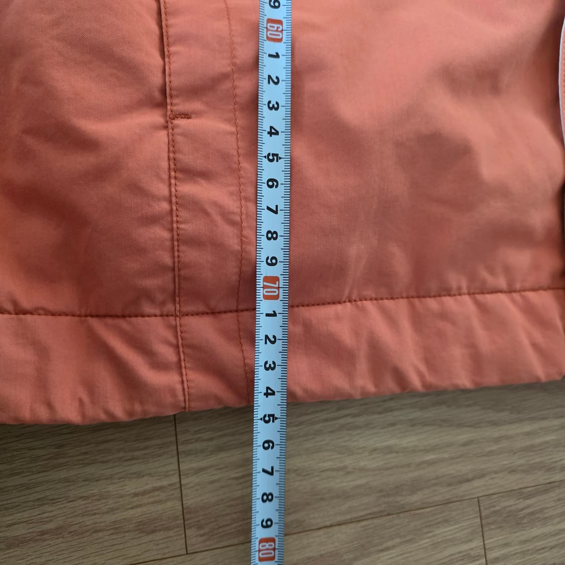 라코스테 오렌지색 후드 자켓 105 상품이미지9