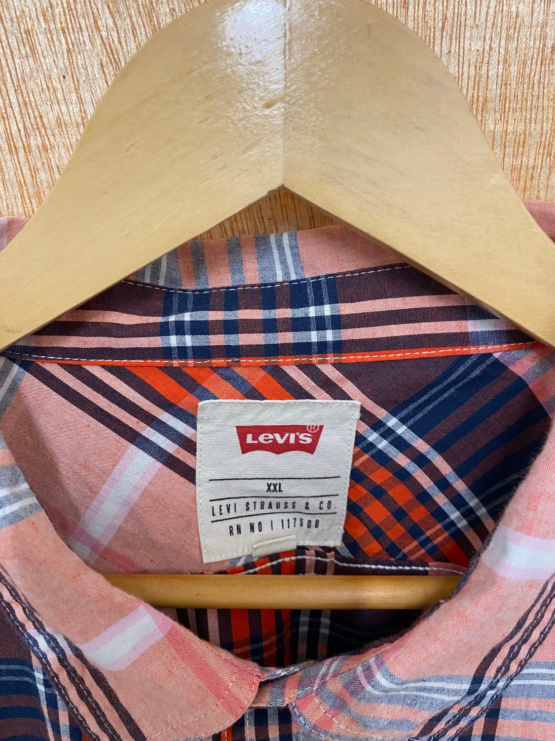 LEVI'S check shirts (2XL) 리바이스 체크 워크셔츠 상품이미지6