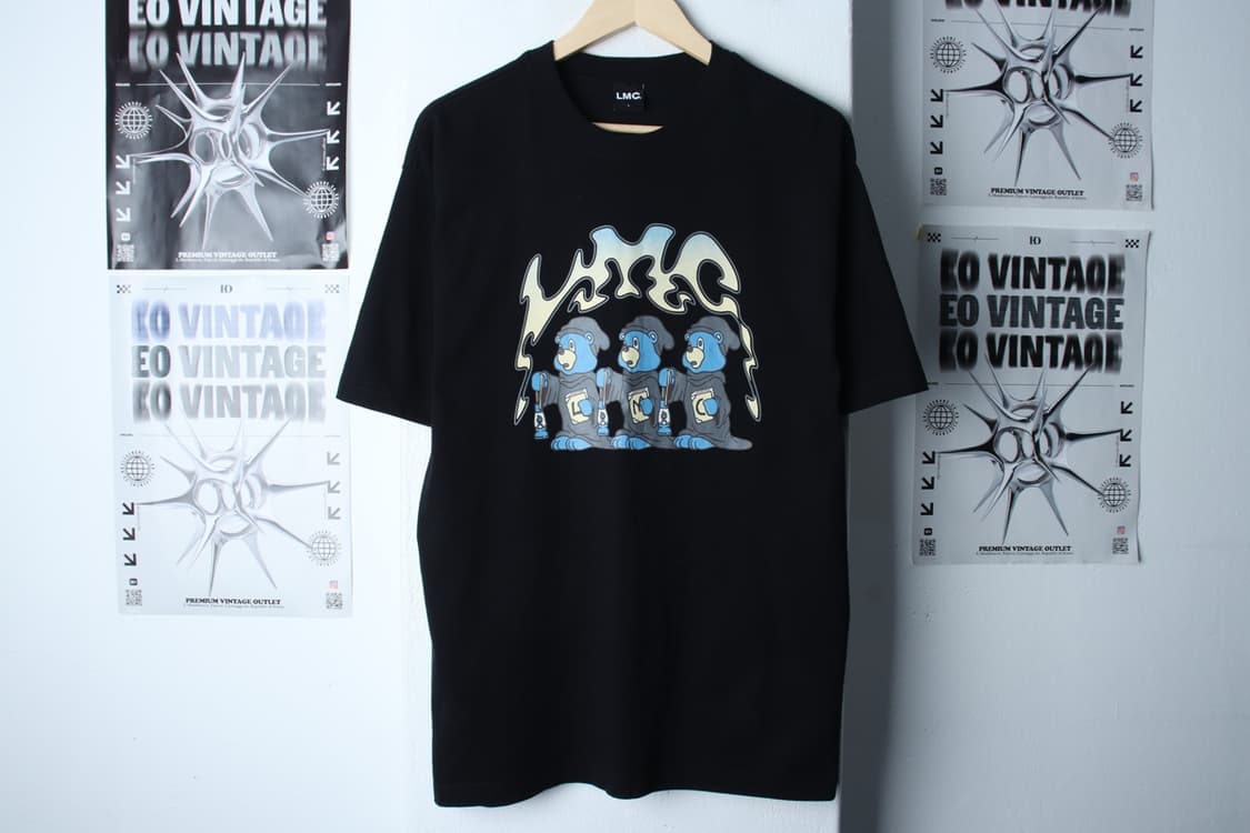 (L-XL) 엘엠씨 반팔 티셔츠 곰돌이 유령프린팅 키치-H31210 상품이미지2