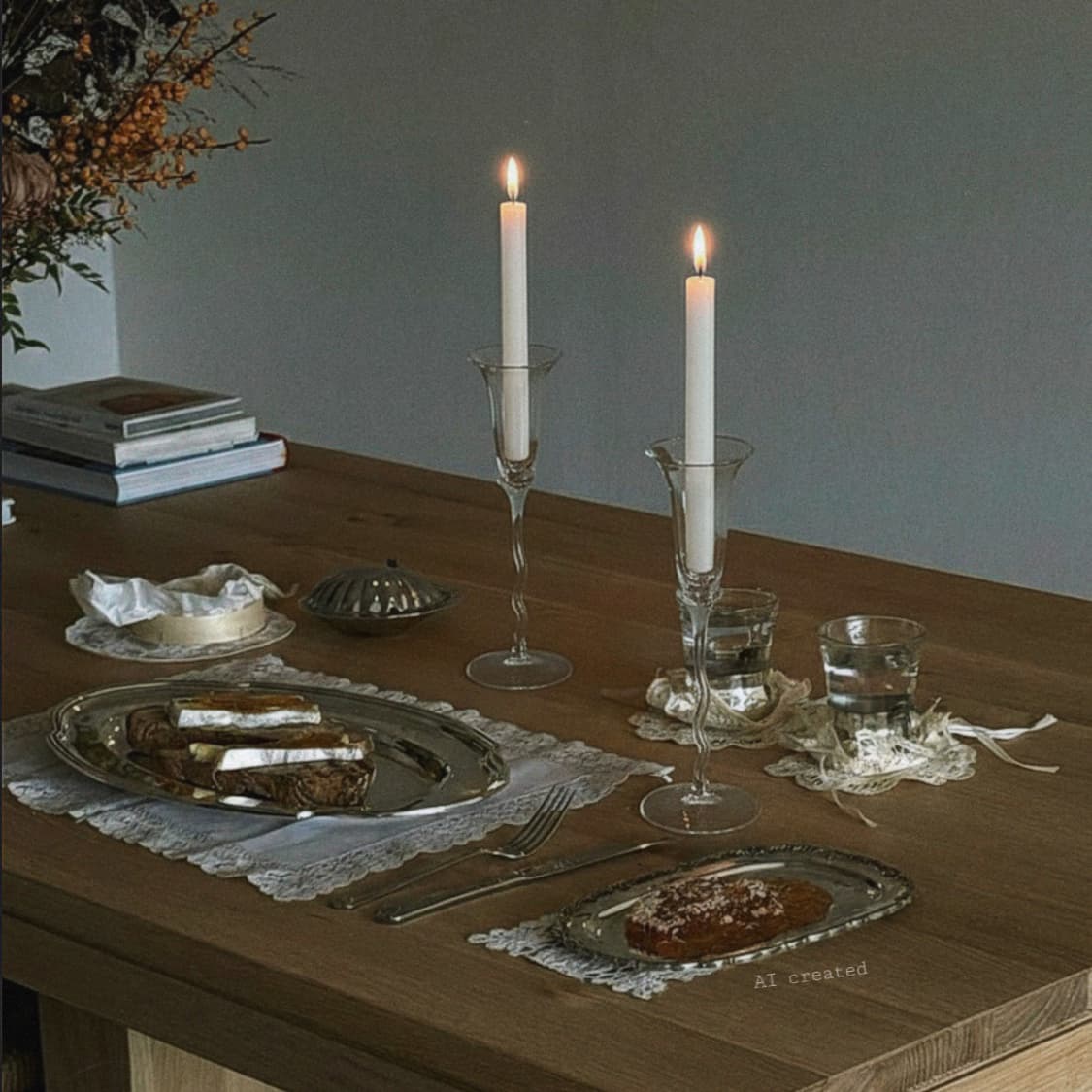 90s 크리스탈 웨이브 스템 캔들 홀더 상품이미지2