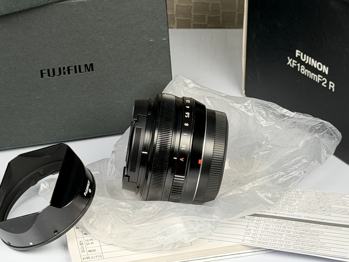 후지필름 XF 18mm F2 R 렌즈 상품이미지1